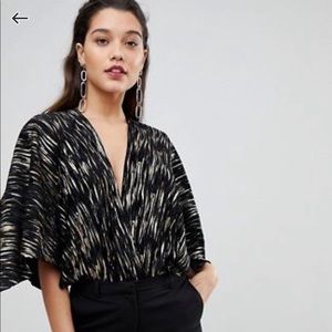 Flounce London going out cape bodysuit